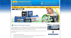 Desktop Screenshot of powertraccorporation.com